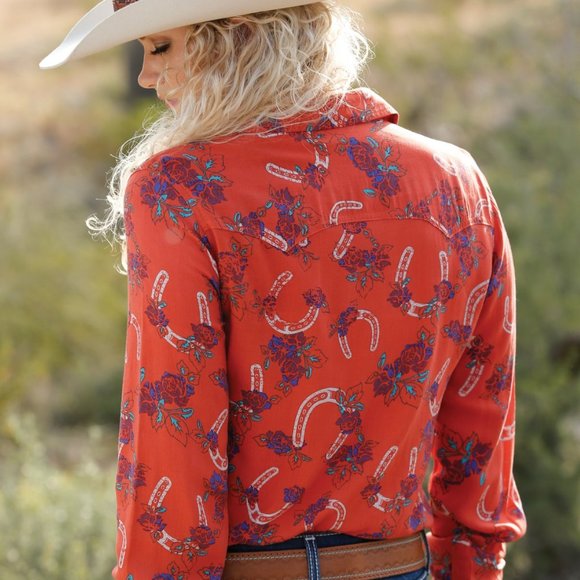 Cruel retro print snap shirt - Picture 2 of 3